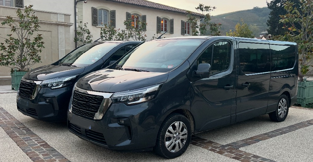 Vans xxl 9 places avec chauffeur a lyon